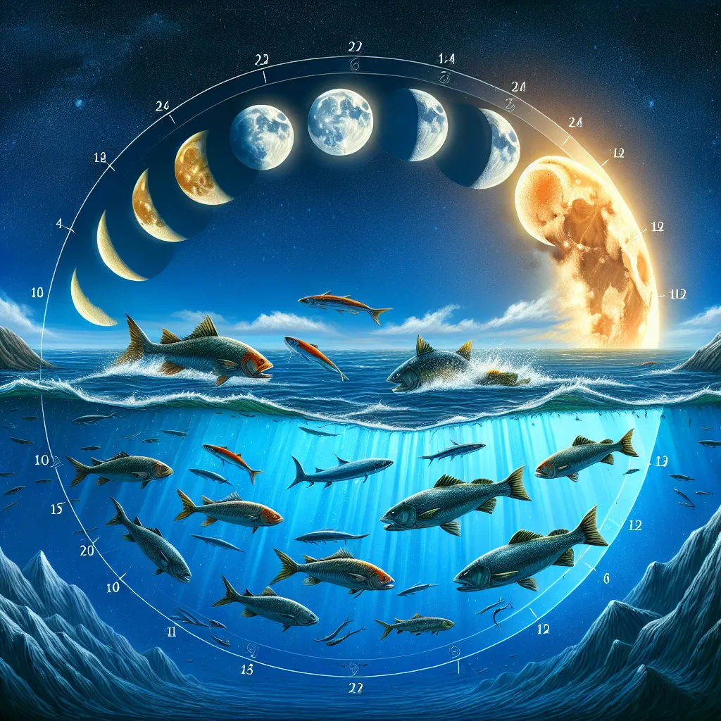 Cómo afectan las diferentes fases de la luna a la pesca