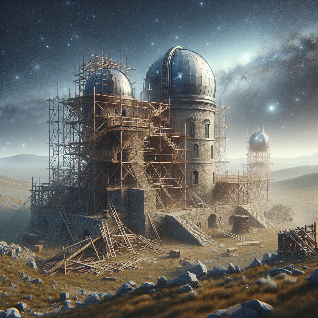Construcción de los observatorios antiguos