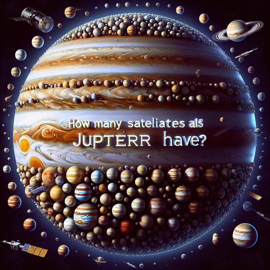 Cuántos satélites tiene júpiter