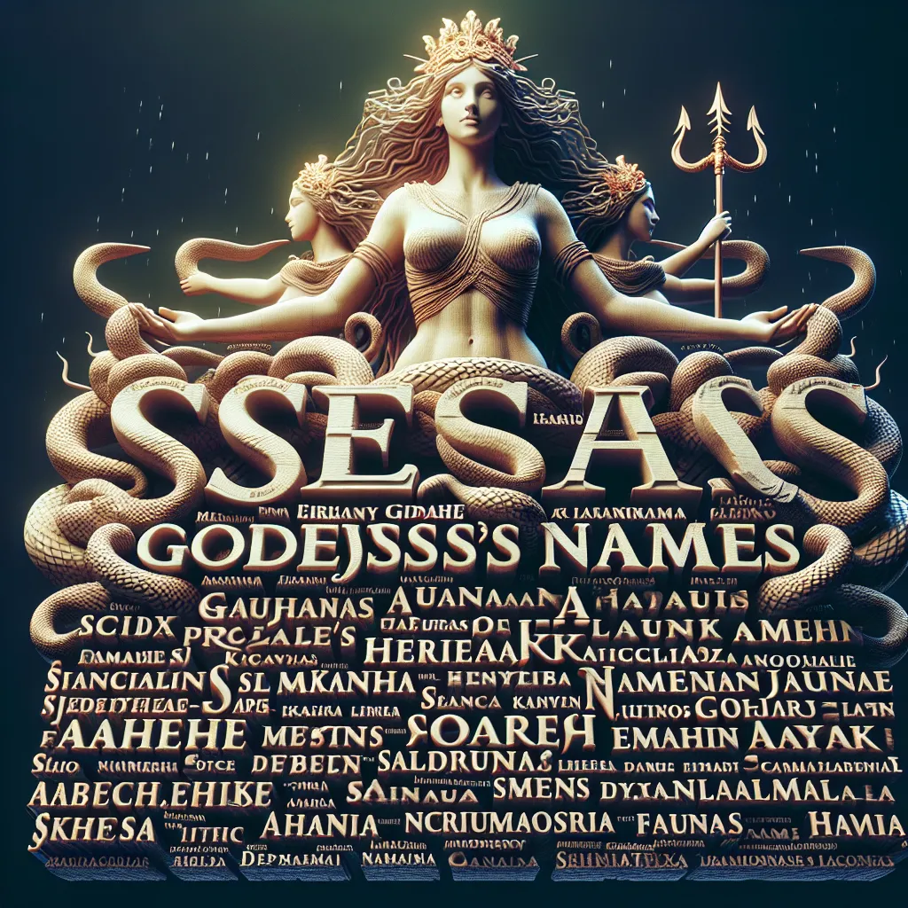Diosas del mar nombres