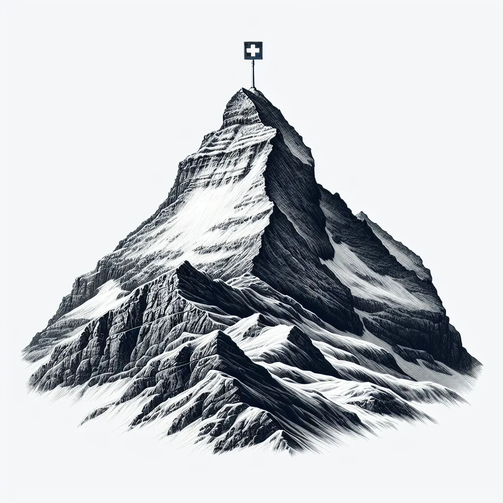 El punto mas alto de suiza queda en el pico