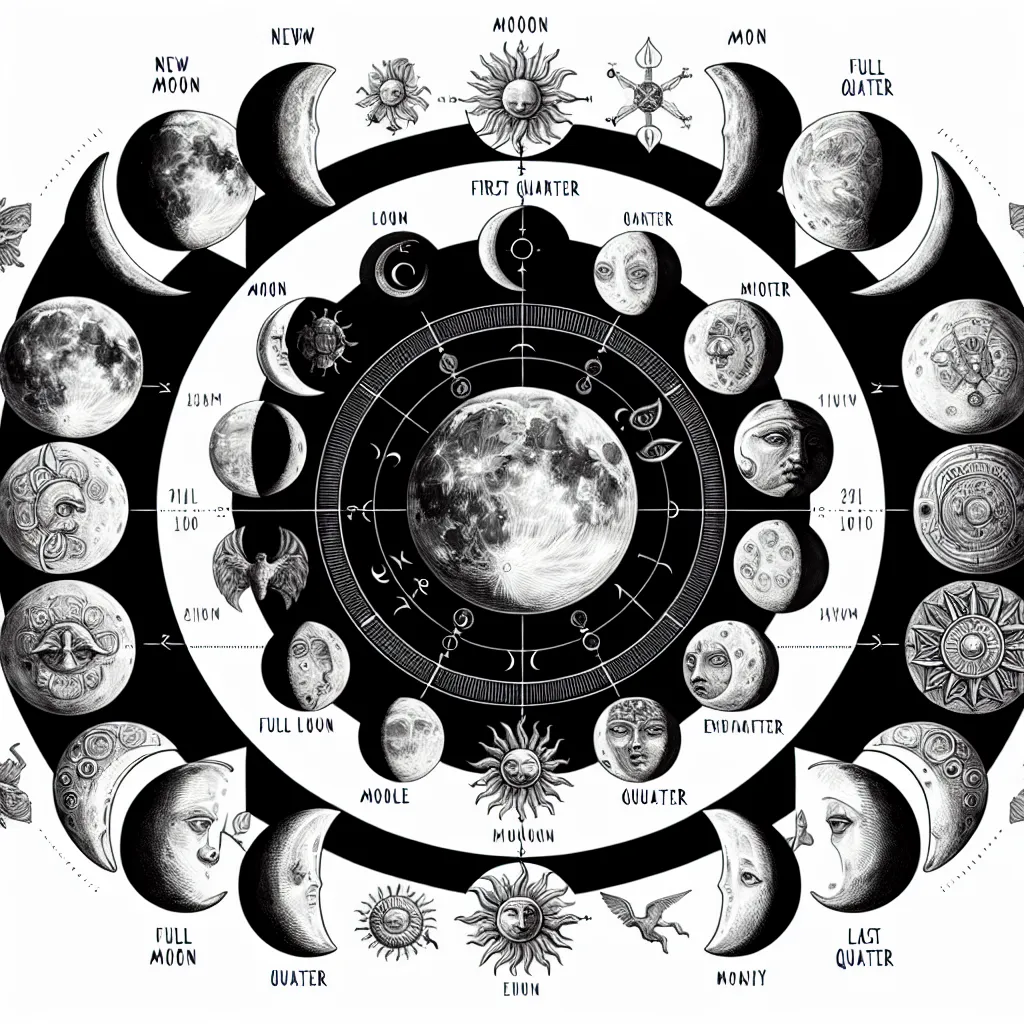 Fases de la luna y sus significados en la antigüedad