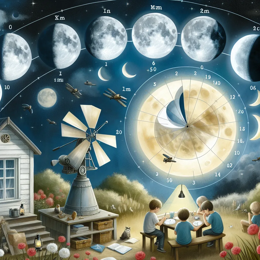Fases lunares explicación para niños