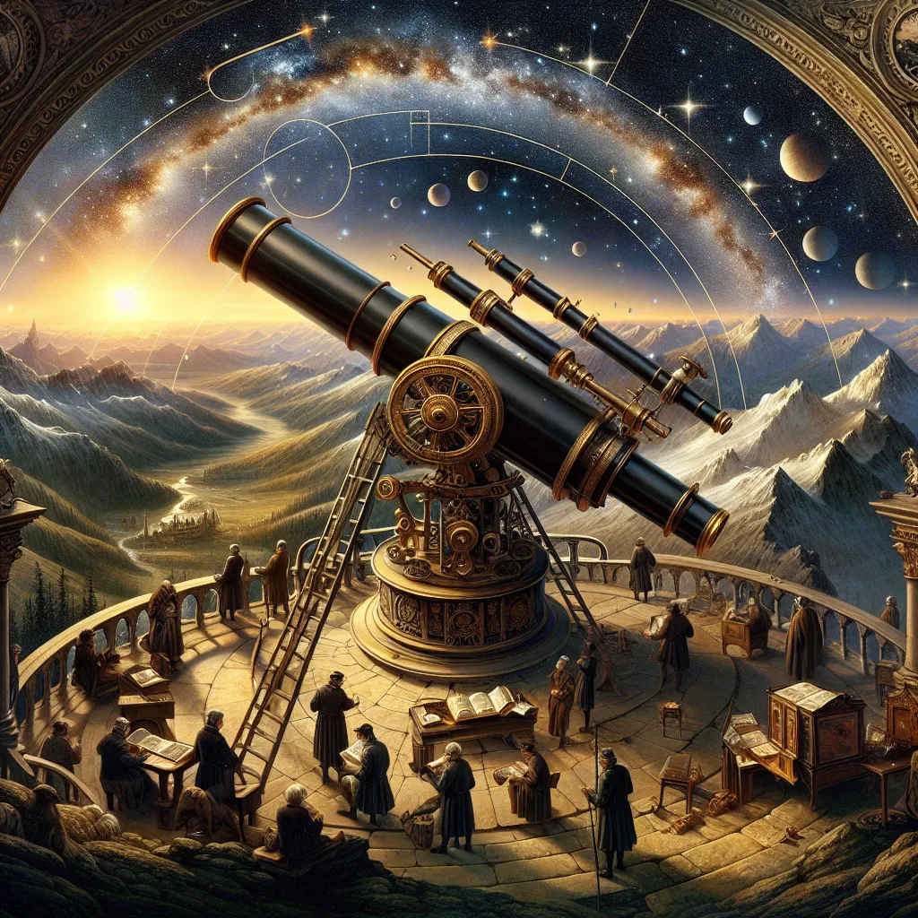 Historia del telescopio astronómico