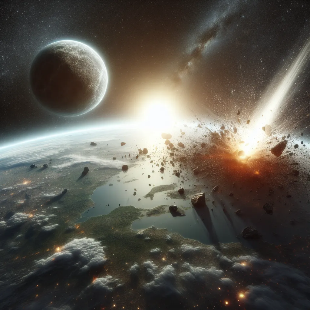 Impacto de los meteoritos en la Tierra