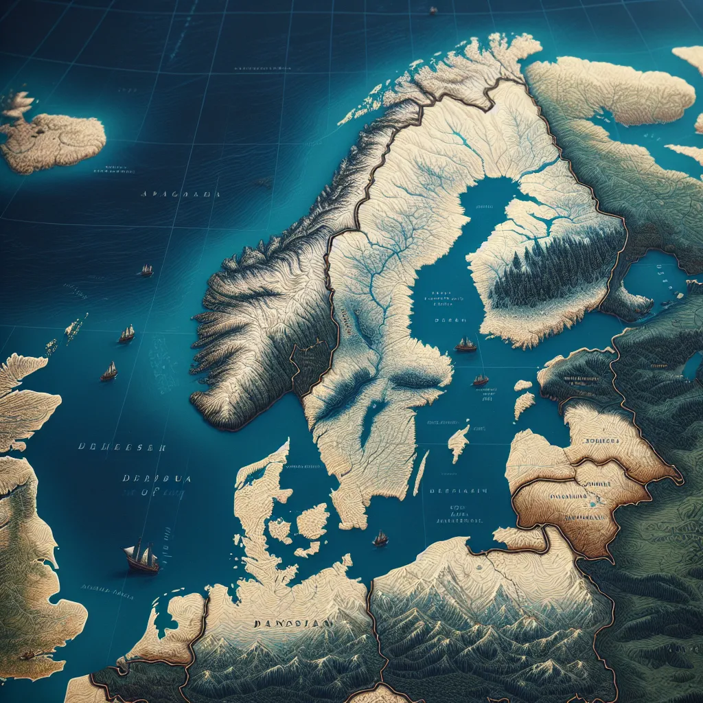 Mar de frisia mapa