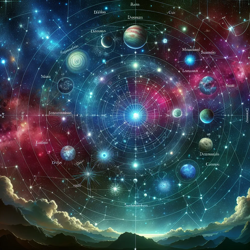 Nombres únicos de estrellas en el cielo