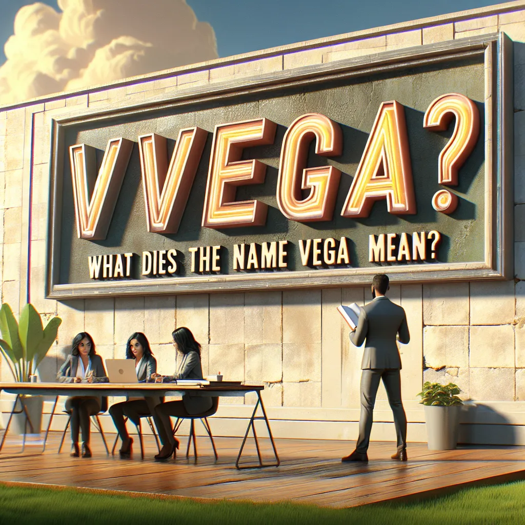 Que significa el nombre de vega