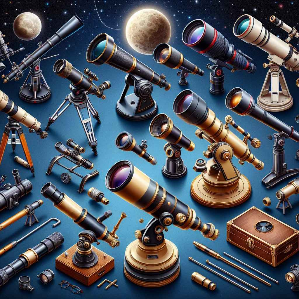 Tipos de telescopios para la astronomía